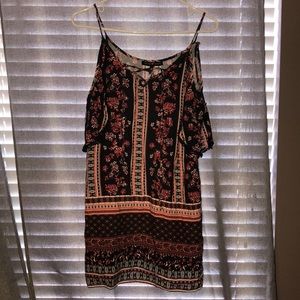 Derek Heart cap sleeves dress